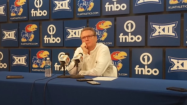 Bill Self Kansas Baylor Postgame Short Bench Looking Ahead To Texas Tech